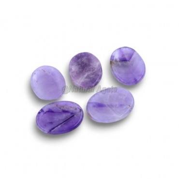 Amethyst Worry Stone