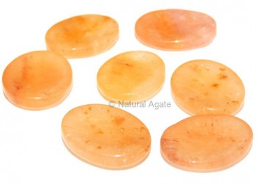 Golden Quartz Worry Stone