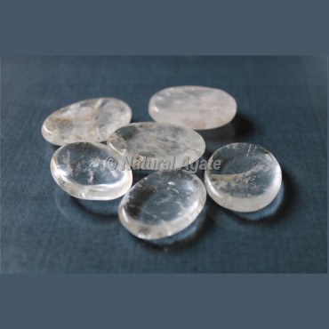 Crystal Quartz Worry Stone