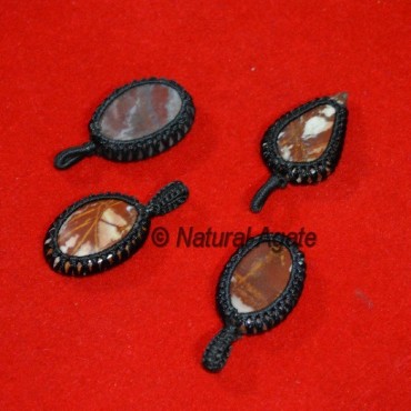 Banded Jasper Wrap Pendants