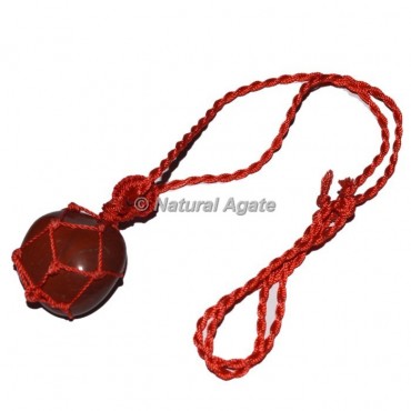 Red Jasper Tumble stone Wire Wrap Pendants