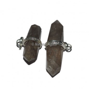 Labradorite Terminated Wire Wrap Pencil Pendants