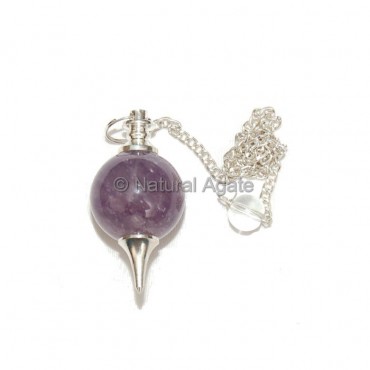 Amethyst Ball Pendulums