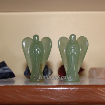 Green Aventurine Angels 2 Inches