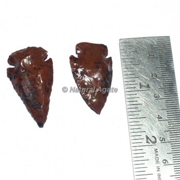 Mahogany Obsidian Arrowheads