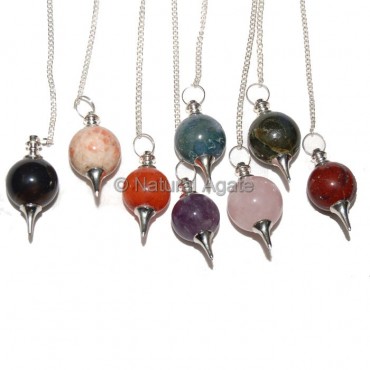 Mix Gemstone Ball Pendulums